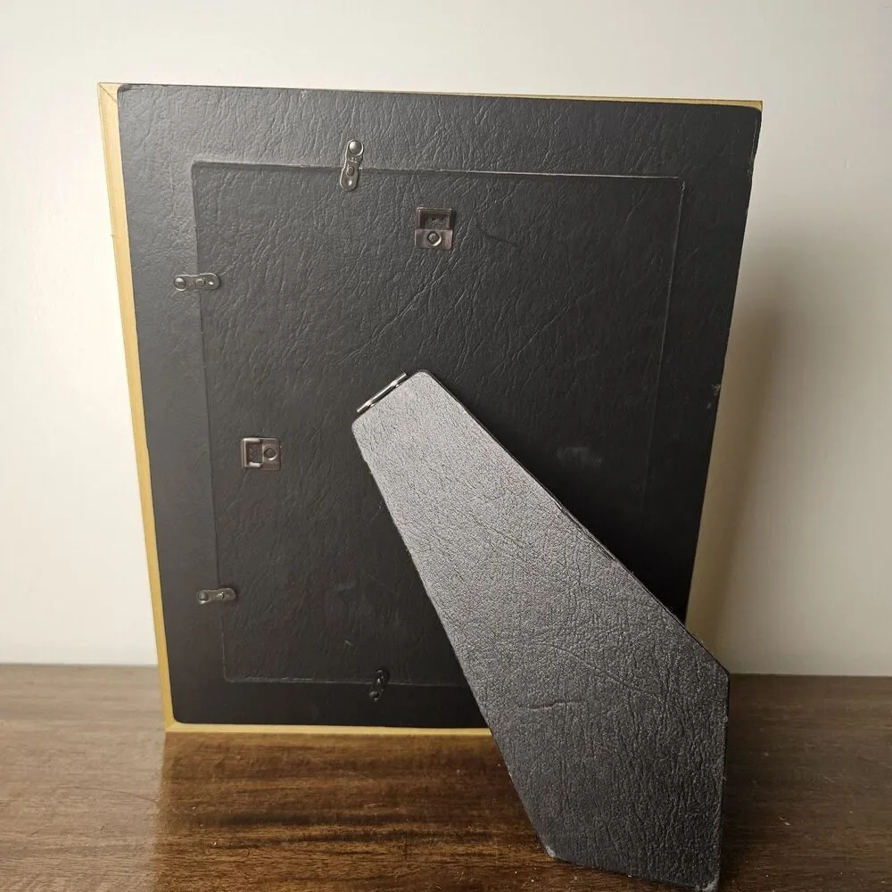 Vintage Burnes of Boston Gold-Tone Wood Picture Frame 8x10 Embossed Vine Design